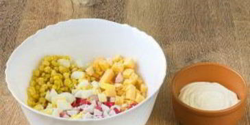 тарталетки с крабовым мясом