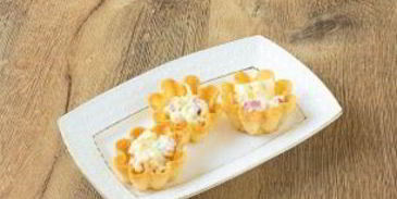 тарталетки с крабовым мясом