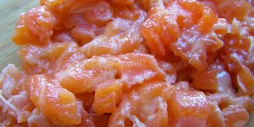 тарталетки с красной рыбой