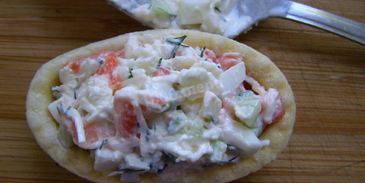 тарталетки с красной рыбой