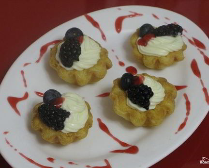 Тарталетки с маскарпоне