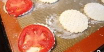 тарталетки с мягким сыром