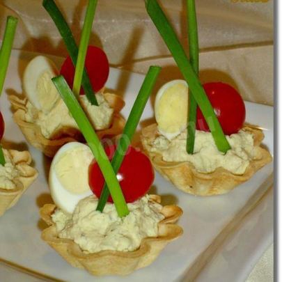 Тарталетки с начинкой