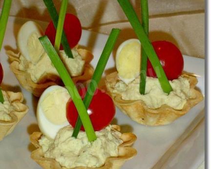 Тарталетки с начинкой