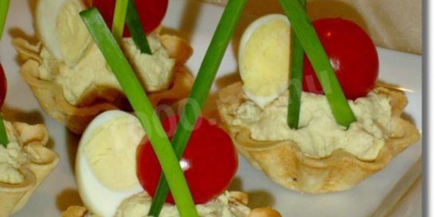 Рецепт тарталеток с начинкой