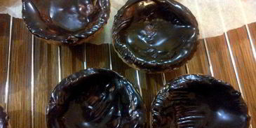 тарталетки с нежнейшим манговым кремом и взбитыми сливками