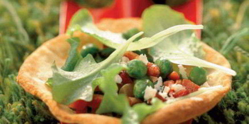 Рецепт тарталеток с овощами