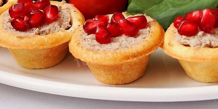 Рецепт тарталеток с паштетом