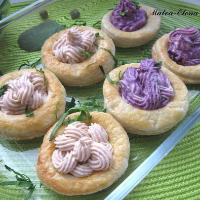 Тарталетки с рыбным муссом