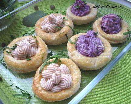 Тарталетки с рыбным муссом