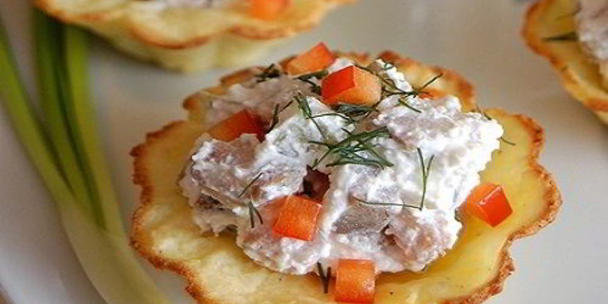 Рецепт тарталеток с селедкой