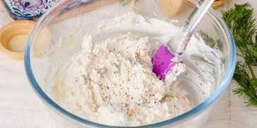 тарталетки с семгой и сыром