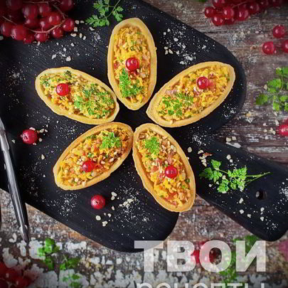 Тарталетки с сыром