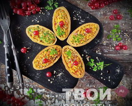 Тарталетки с сыром