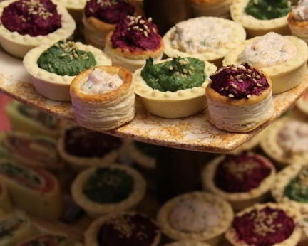 Тарталетки с цветной начинкой