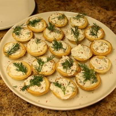 Тарталетки с творогом