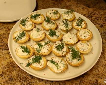 Тарталетки с творогом