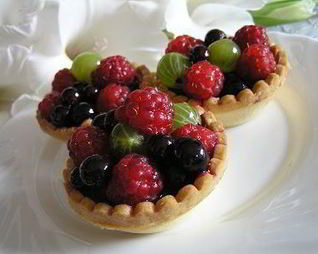 Тарталетки с ягодами