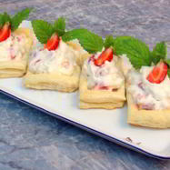 Рецепт Тарталеток сладких со сливочно-фруктовым кремом