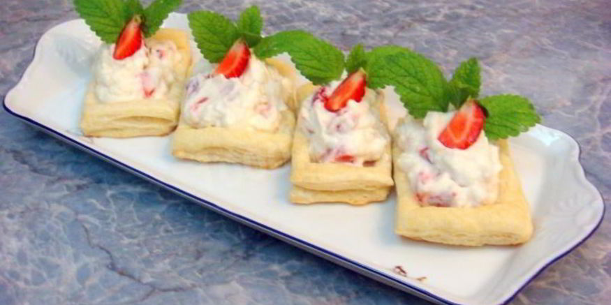 Рецепт тарталеток сладких со сливочно-фруктовым кремом