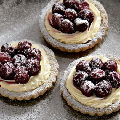 Тарталетки Снегурочкина вишня