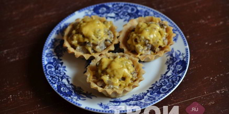 Рецепт жульена в тарталетках