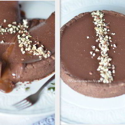 Дважды шоколадный тарт с карамелью