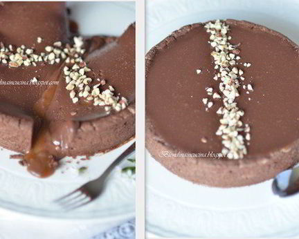 Дважды шоколадный тарт с карамелью