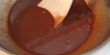 дважды шоколадный тарт с карамелью