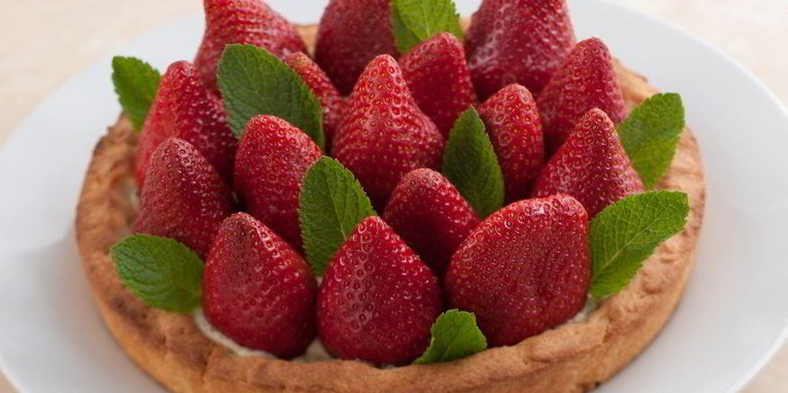 Рецепт клубничного тарта