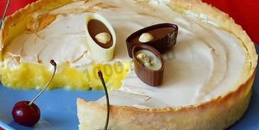 лимонный тарт с меренгой