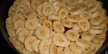 нежный банановый тарт