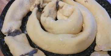 сливовый тарт с маковой начинкой