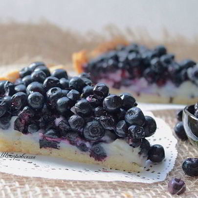Тарт Черника-лаванда