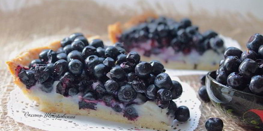 Рецепт тарта черника-лаванда