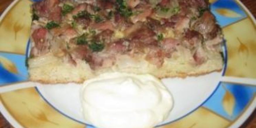 Рецепт тарта фламбе