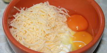 тарт из поленты с луком пореем