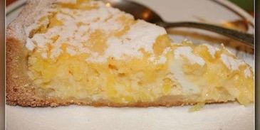 тарт лимонно-манговый