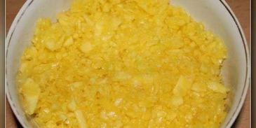 тарт лимонно-манговый