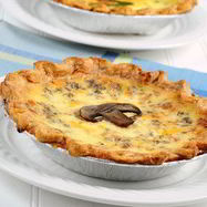 Рецепт Тарта с грибами, пореем и голубым сыром