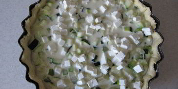 тарт с кабачками и фетой