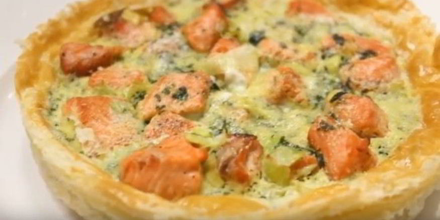 Рецепт тарта с кижучем и базиликом