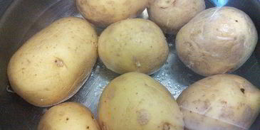 тарт с лососем и картофелем