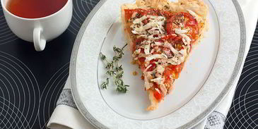 тарт с помидорами черри