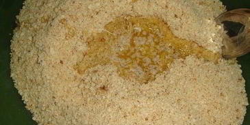 тарт с творогом, джемом и меренгой