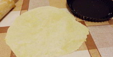 тарт с зеленым горошком