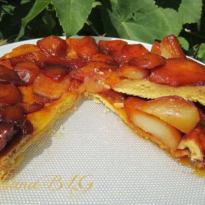 Тарт Татен с грушой