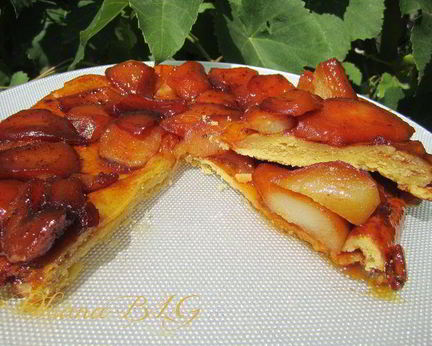 Тарт Татен с грушой