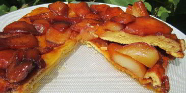 тарт татен с грушой