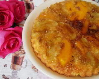 Тарт татен с тыквой и яблоком